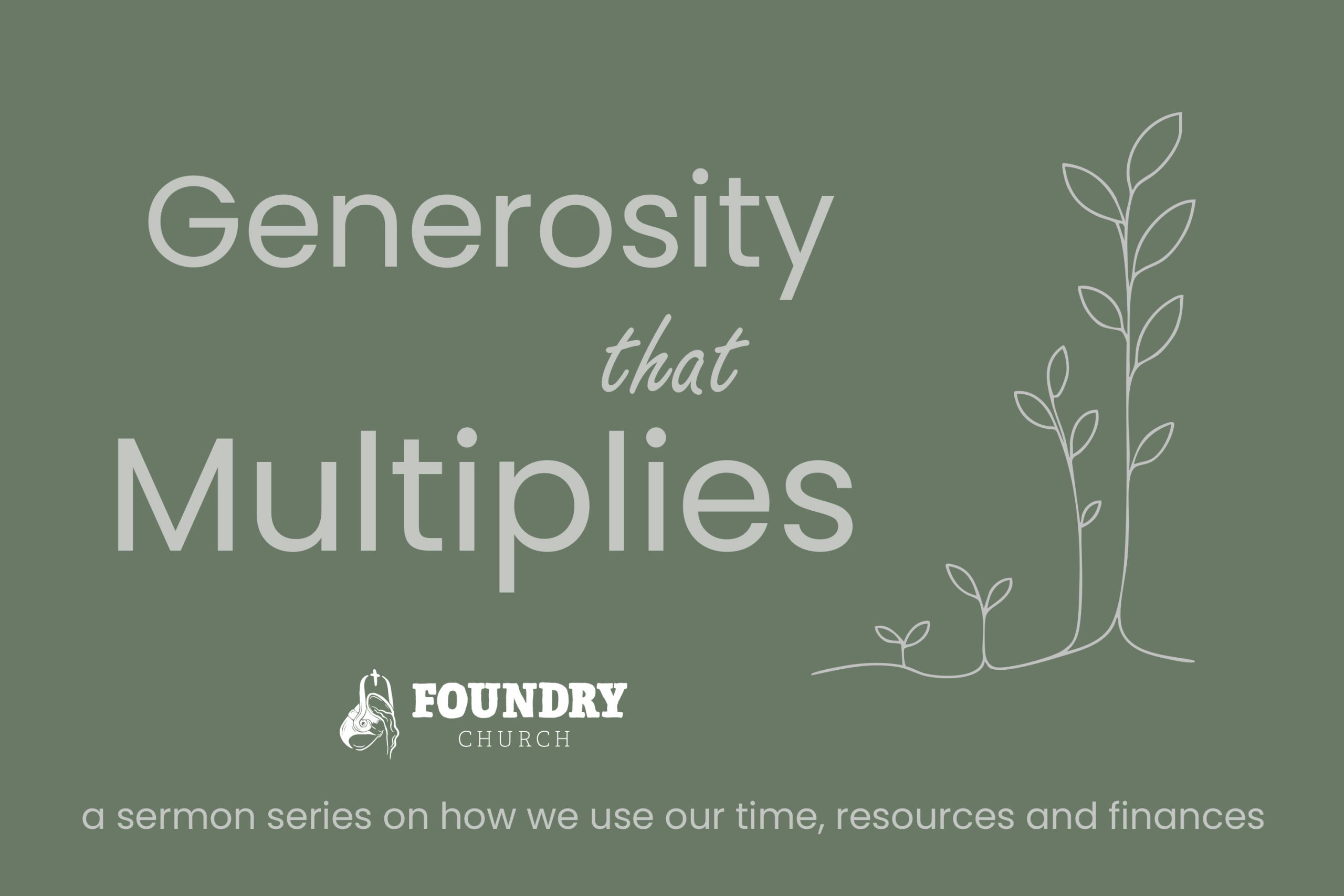 Generosity with Time - Ruth 1-4